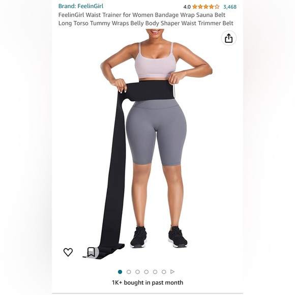 FeelinGirl Waist wrap Trainer , New - Picture 3 of 11